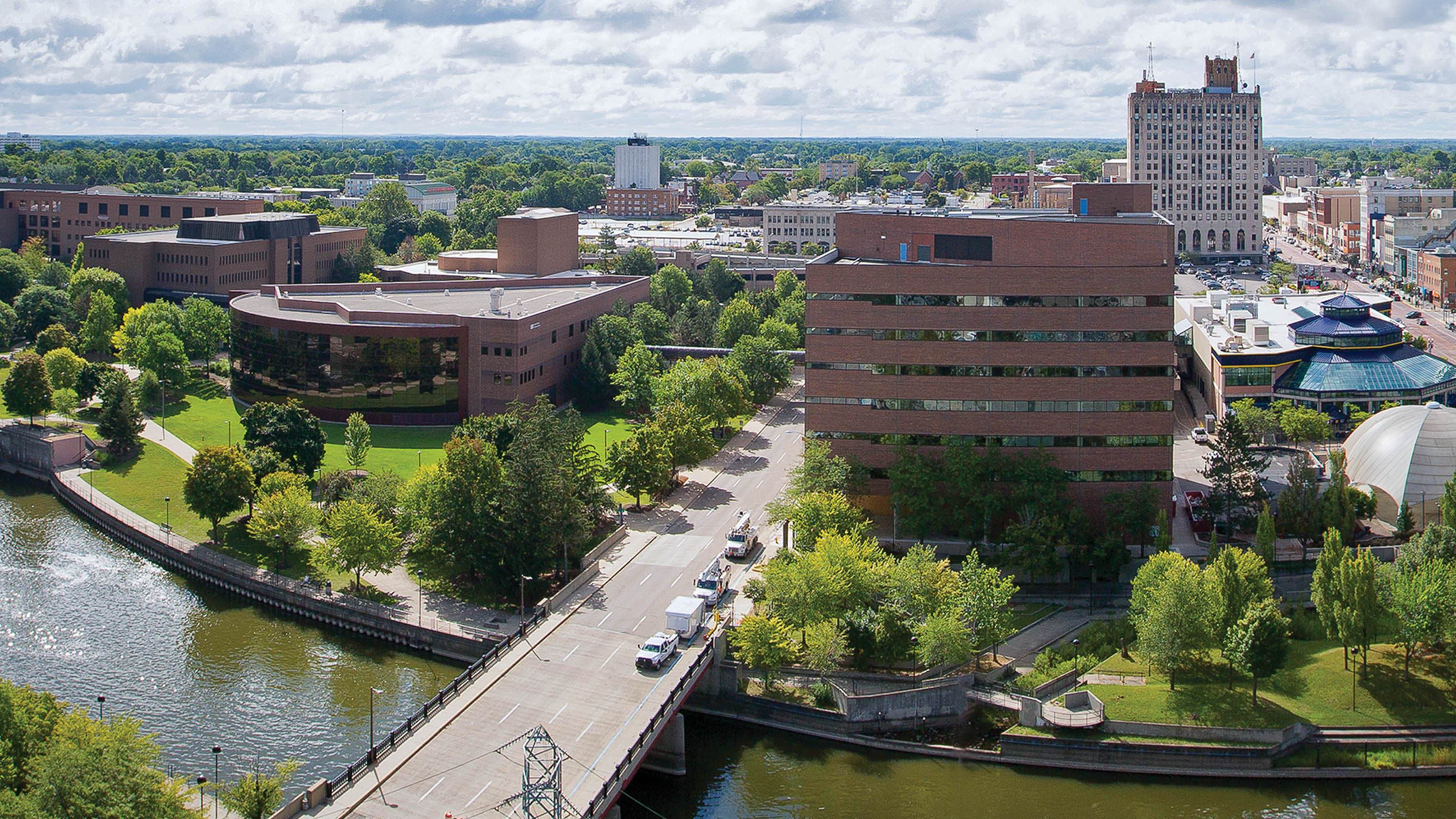 University of Michigan-Flint, downtown Flint, MI