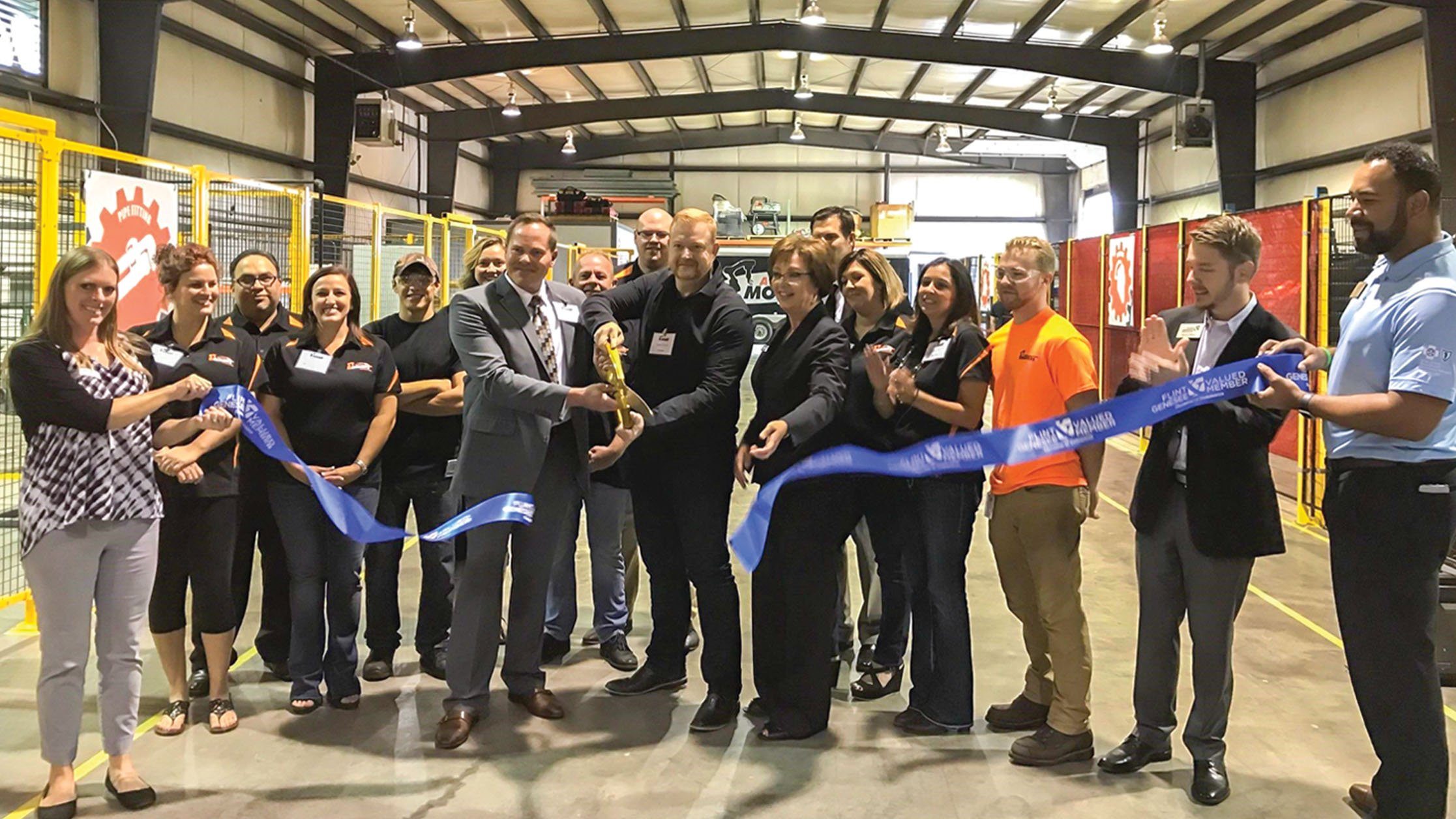 Automation Movers International ribbon cutting, Flint Twp, MI