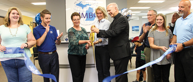 Mid-Michigan Business Center ribbon cutting, Flint Twp, MI