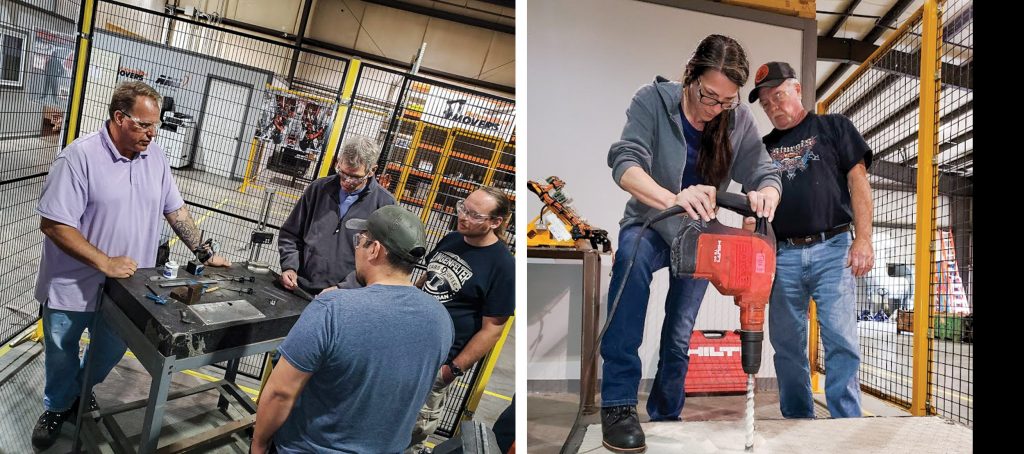 Students at AMI Tech, Flint MI