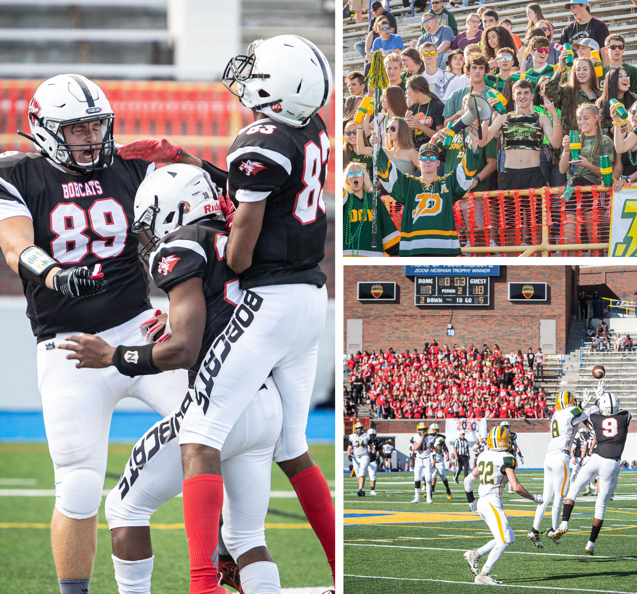 High school football game at the Vehicle City Gridiron Classic at Atwood Stadium, Flint