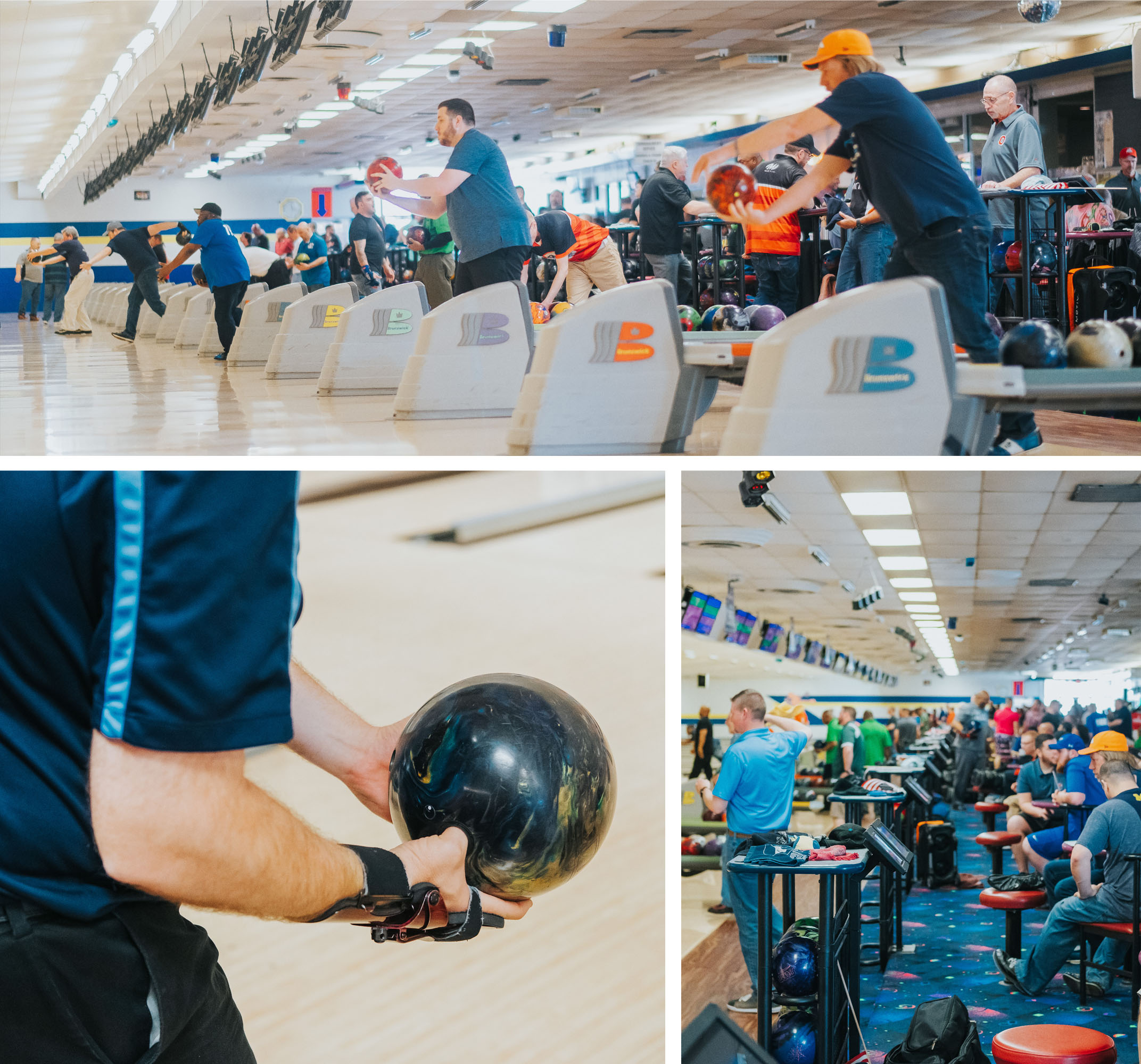 Bowlers at the United States Bowling Congress Michigan State Championship