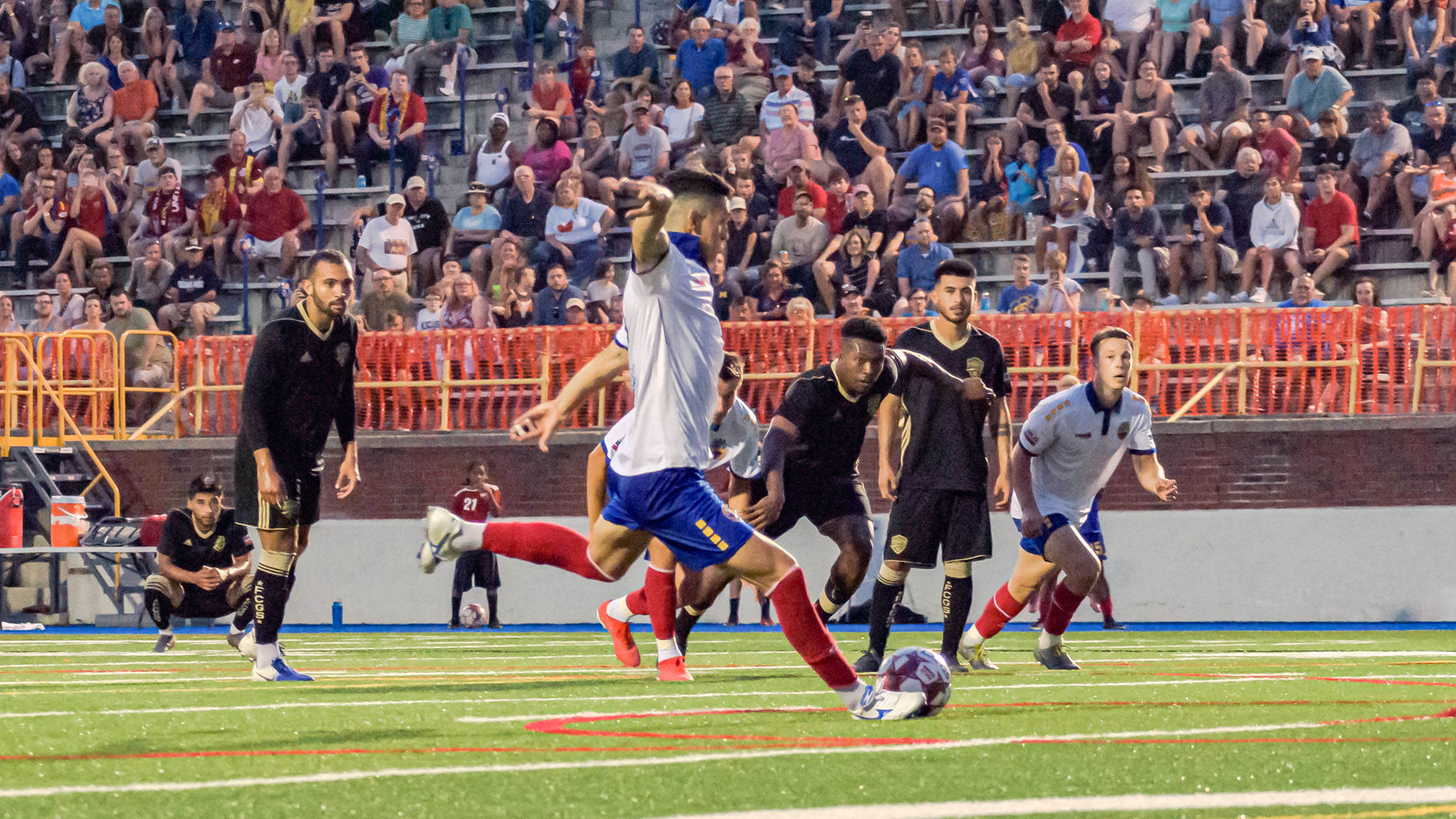 Flint City Bucks soccer game at Atwood Stadium in Flint, MI