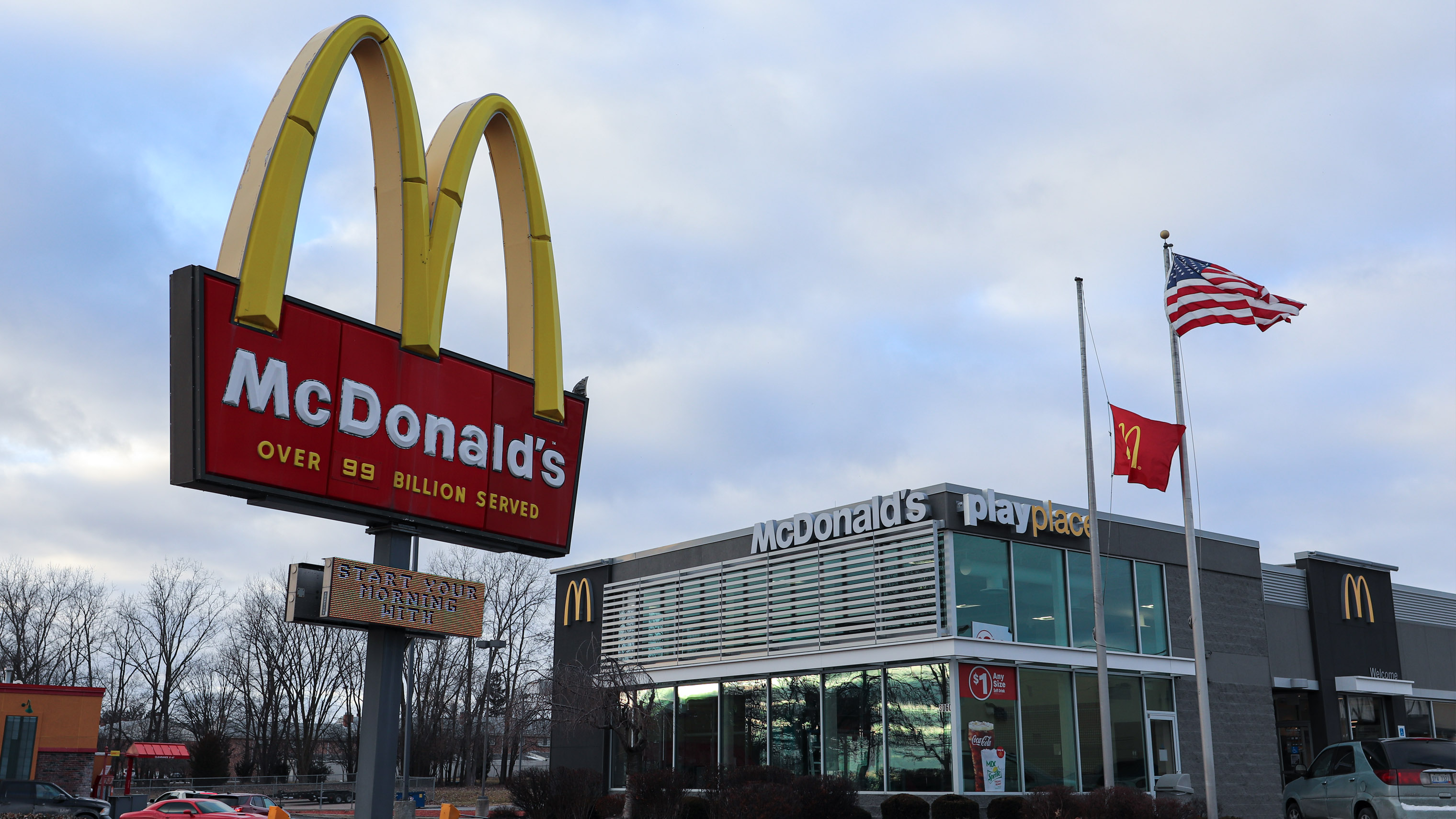 Miller Road Flint McDonald's storefront