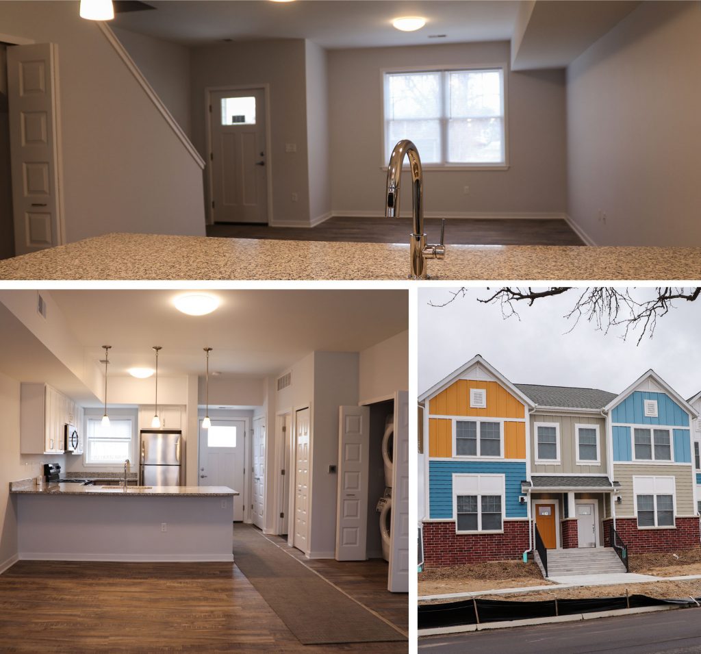 Interior of Marketplace Apartments townhouse