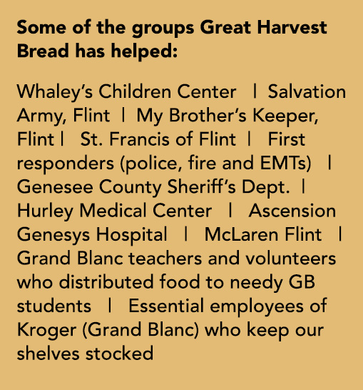 List of groups Great Harvest Bread has helped
