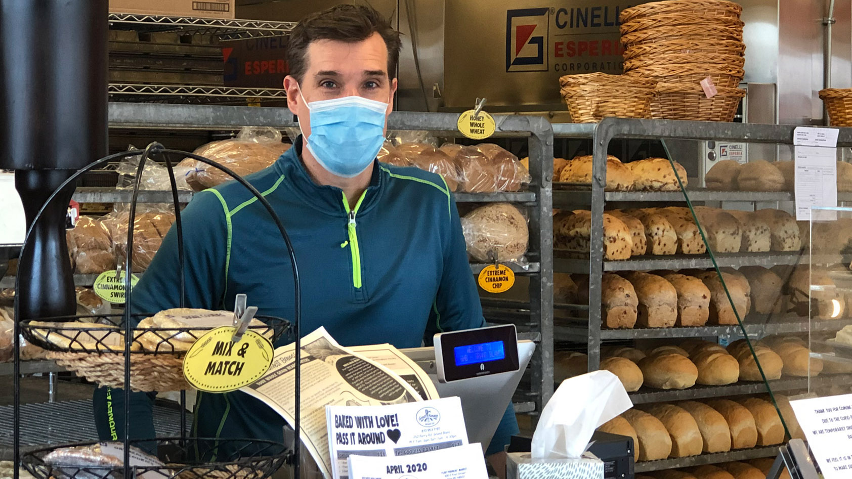 Scott Sassack, owner of Great Harvest Bread Co