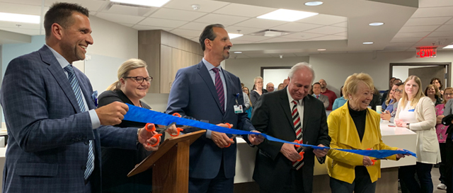 McLaren Fenton ribbon cutting