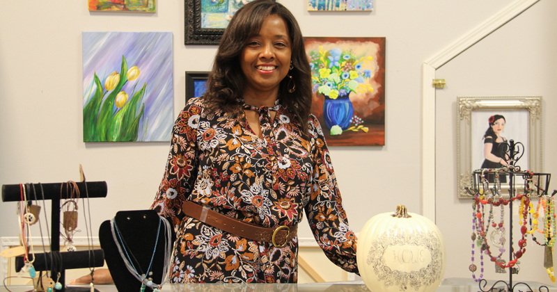 Sharlen Howe, owner of Howe Art Studio