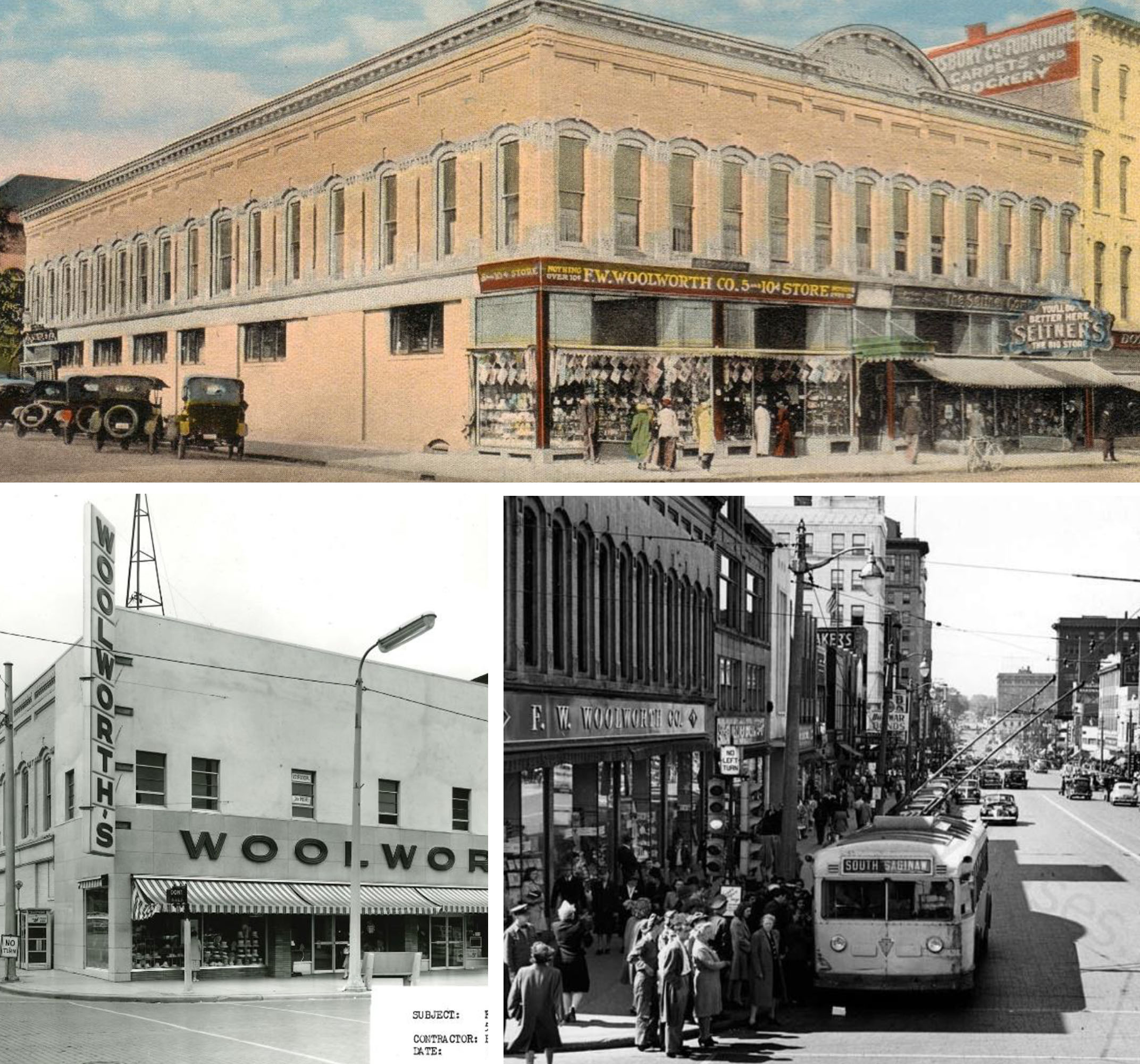 Historical photos of the now Mott Community College Culinary School