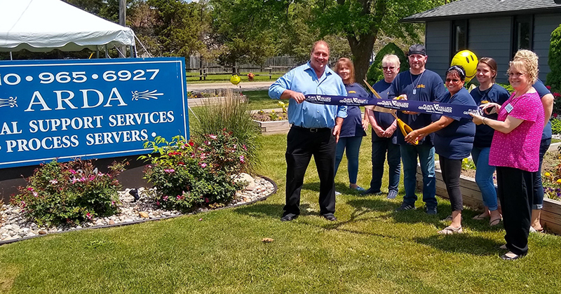 ARDA Legal Support Services ribbon cutting