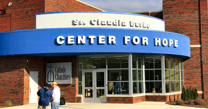 Catholic Charities Center for Hope building