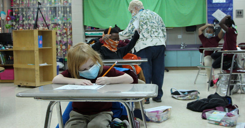 Students at International Academy of Flint 