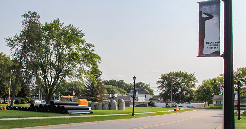 Road improvements on Morrish Road in Swartz Creek