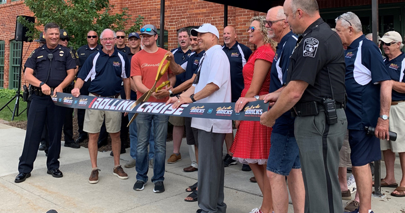 Back to the Bricks kick-off return of road rallies with ribboncutting