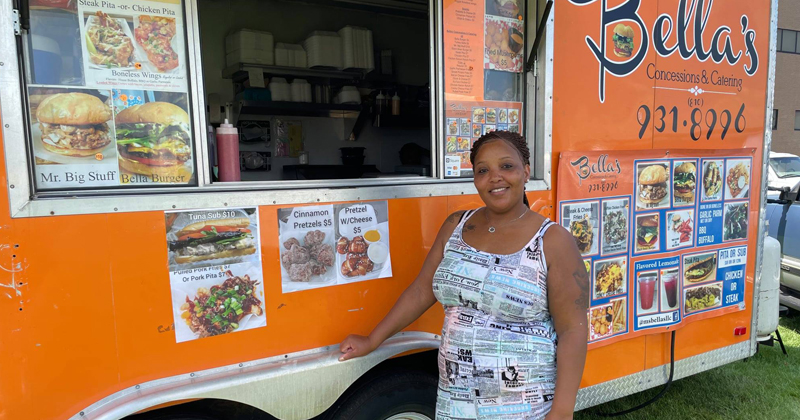 2021 Moving Flint Forward Grant recipient Bella's Catering