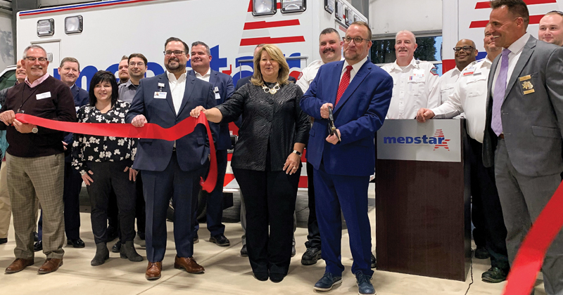 Ribbon cutting at Medstar, Inc.