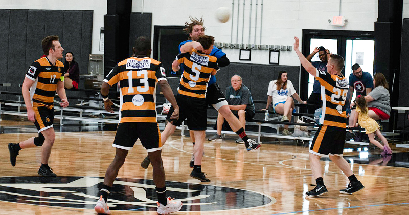 Flint City Handball players in action