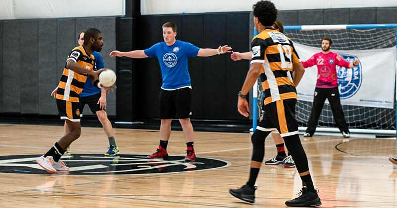 Flint City Handball players in action