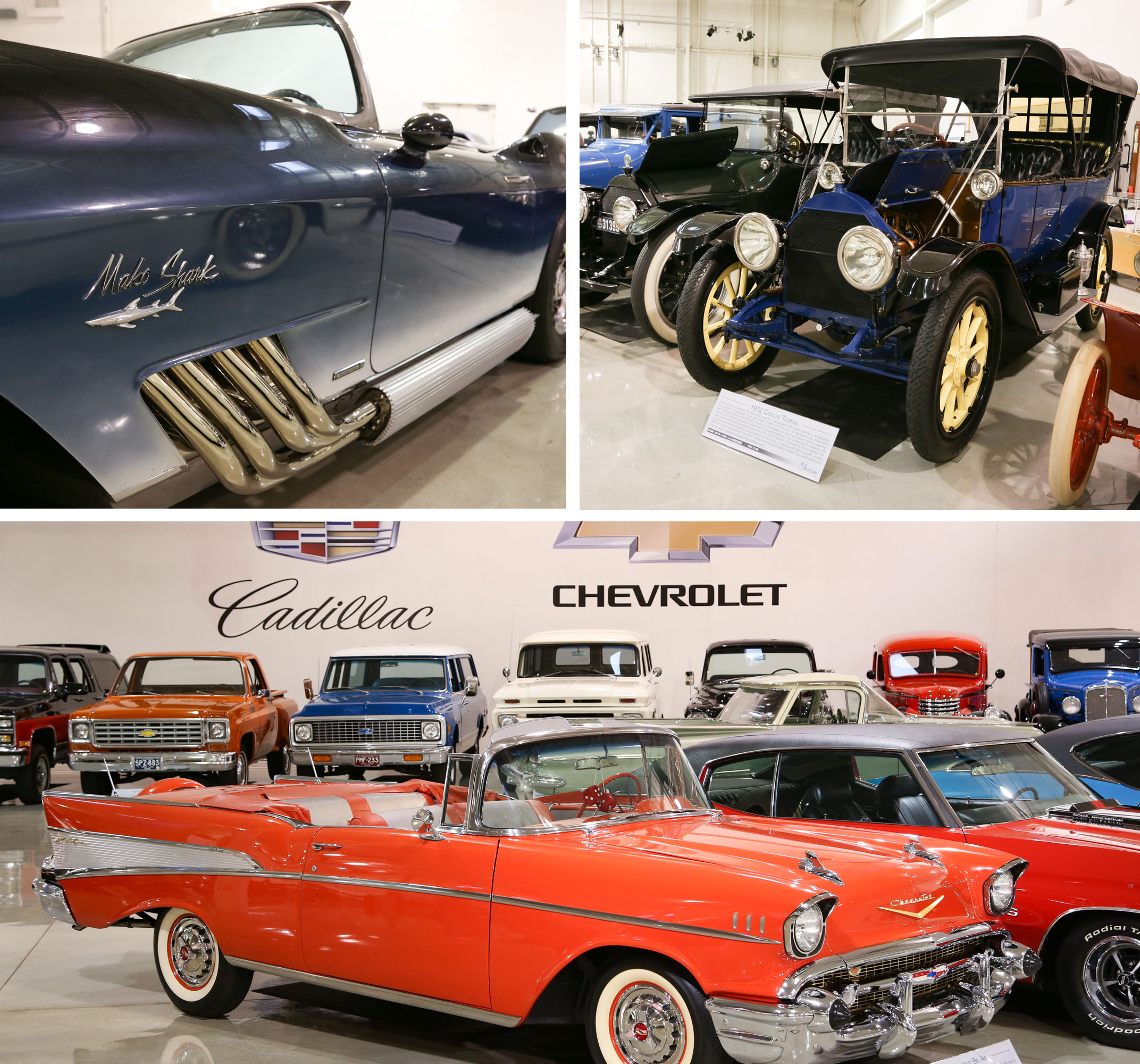 Antique cars in the GM Heritage Center