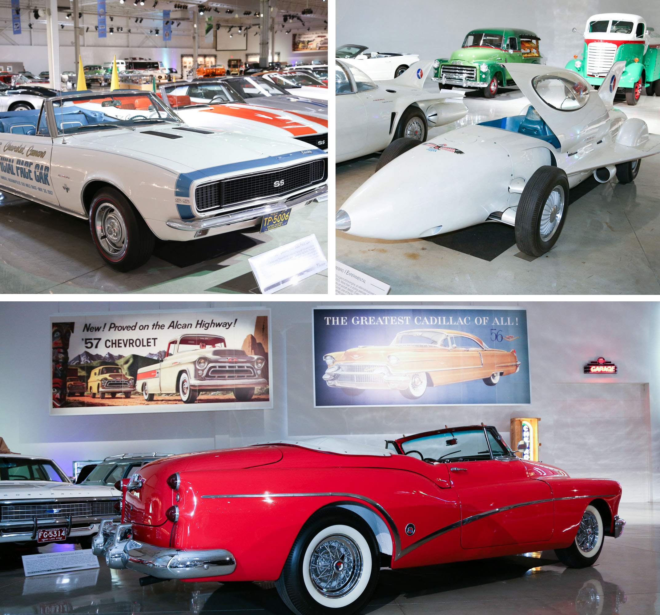 Antique cars in the GM Heritage Center