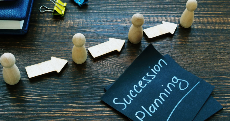 Graphic showing succession planning