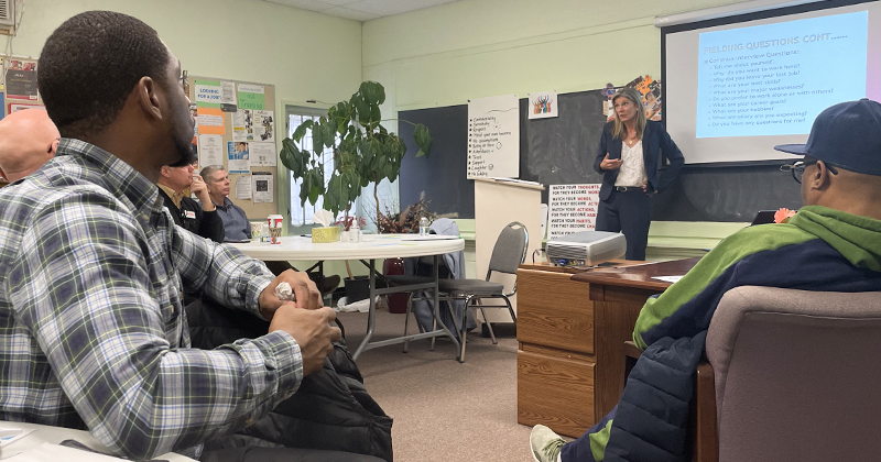 Potential employees learn about Lear Corp.