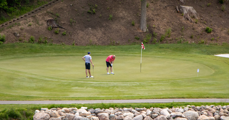 The greens at Atlas Valley Golf Club