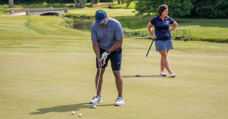 The greens at Atlas Valley Golf Club