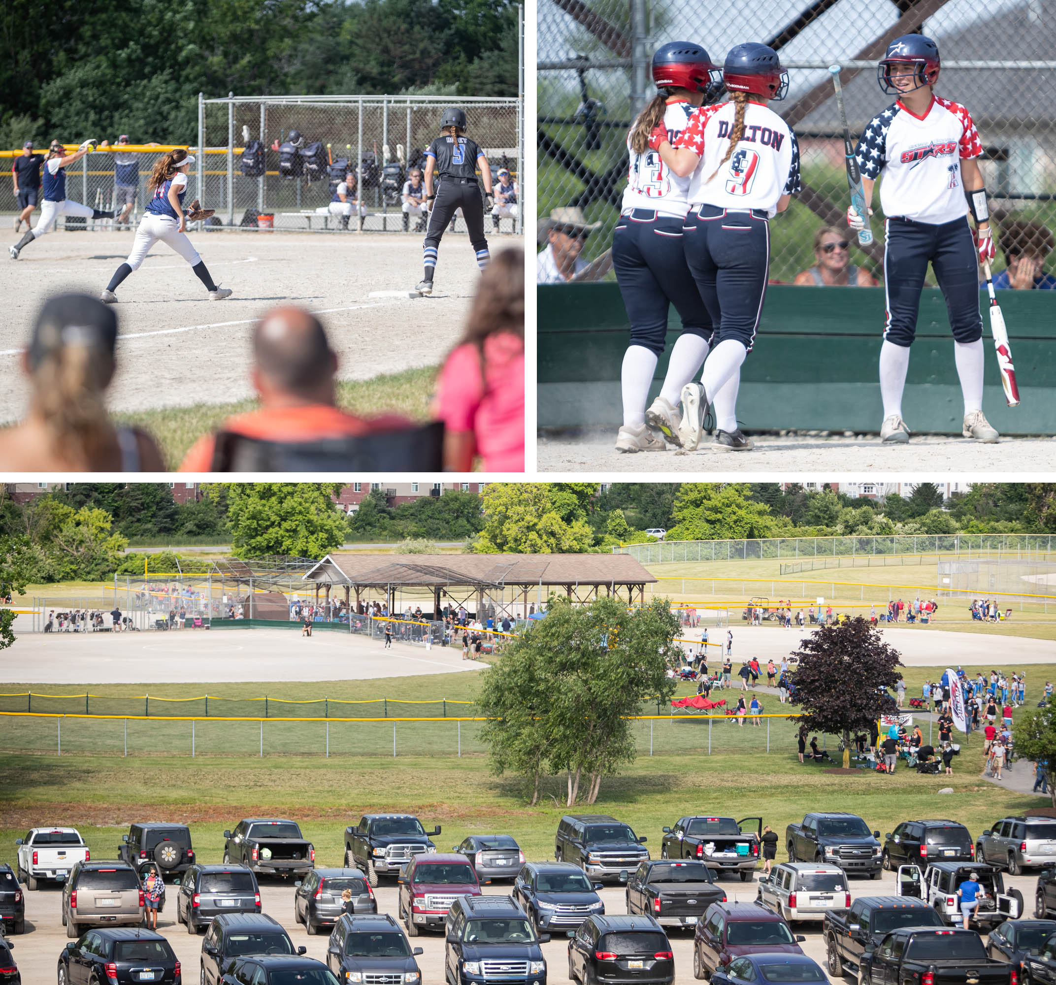 Players at the FireStix softball tournament in Grand Blanc, MI