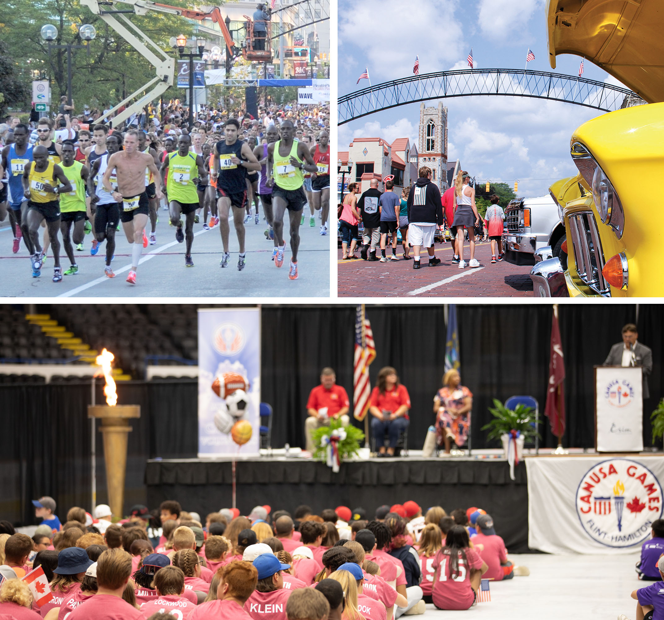 Crim racers, visitors attend Back to the Bricks, and athletes gather for the Canusa games