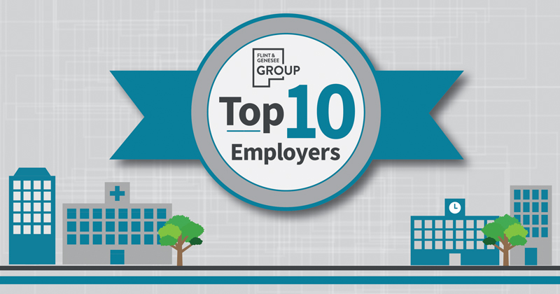 Top 10 Employers graphic
