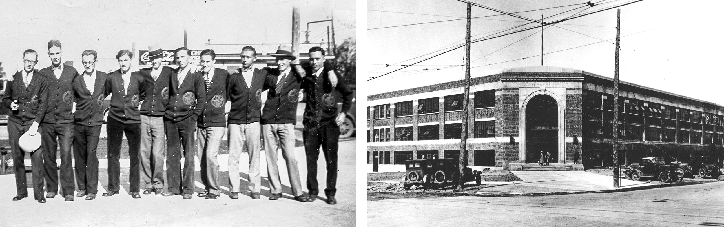 First graduating class at Kettering at the original GMI building